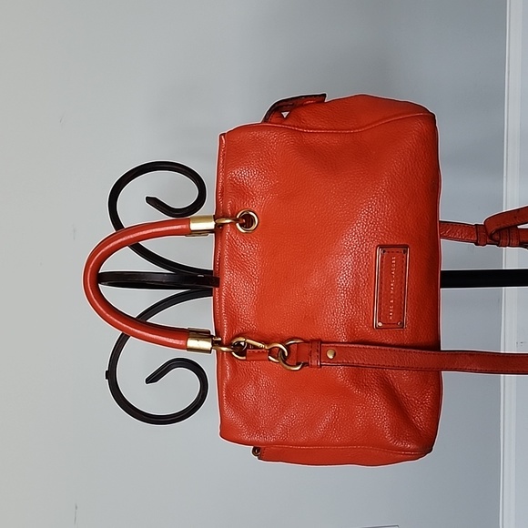 Marc By Marc Jacobs Handbags - Marc by Marc Jacobs orange leather satchel purse